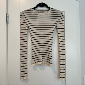 Vince Cashmere Stripe Sweater